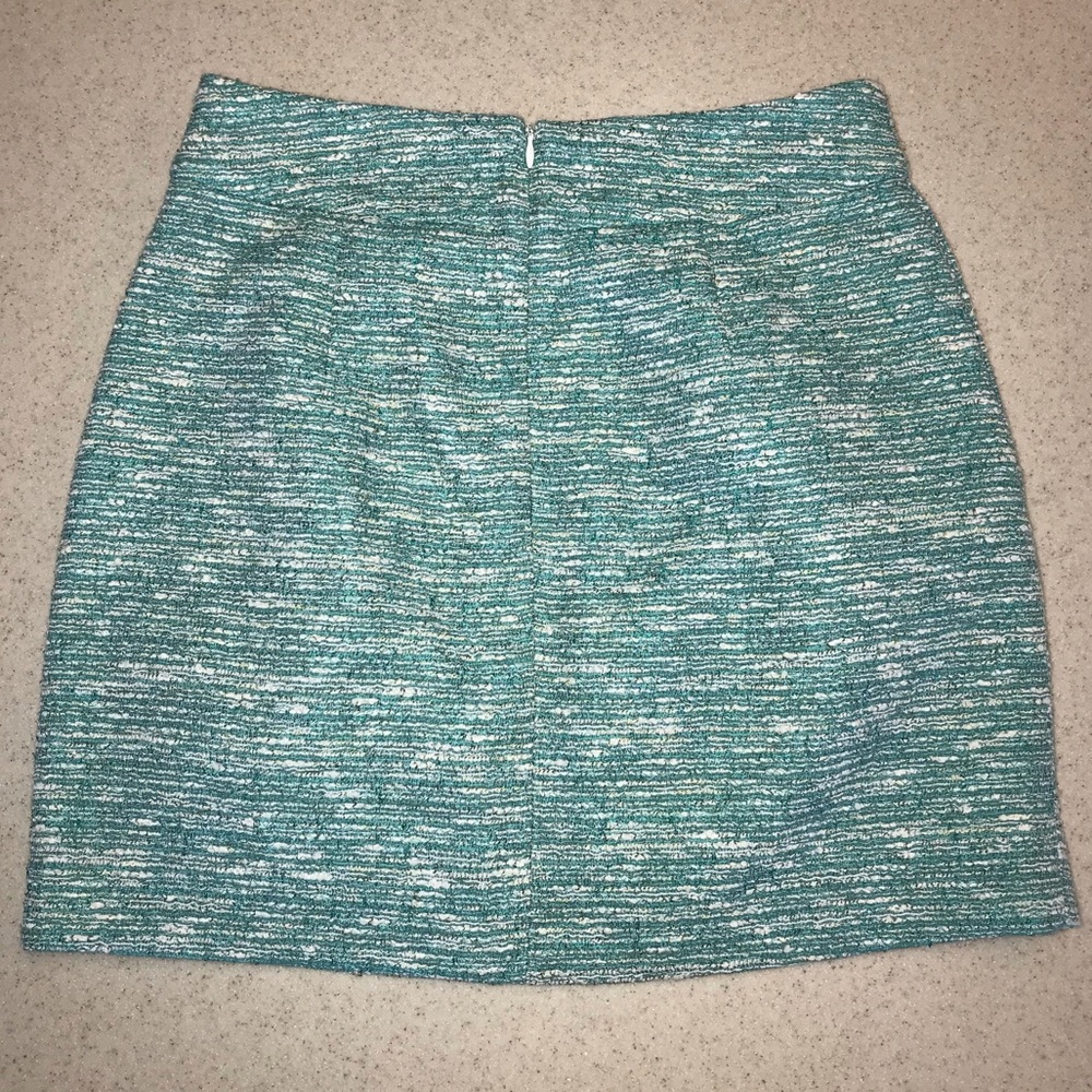 🌴3/$20 Zara Woman Tweed Teal Mini Skirt